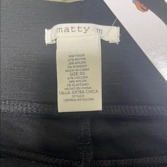 Matty M High Rise Slub Ponte Legging - Picture 2 of 8